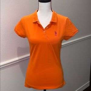 Orange women’s polo